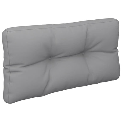 vidaXL Coussins pour palettes 2 pcs Gris Tissu