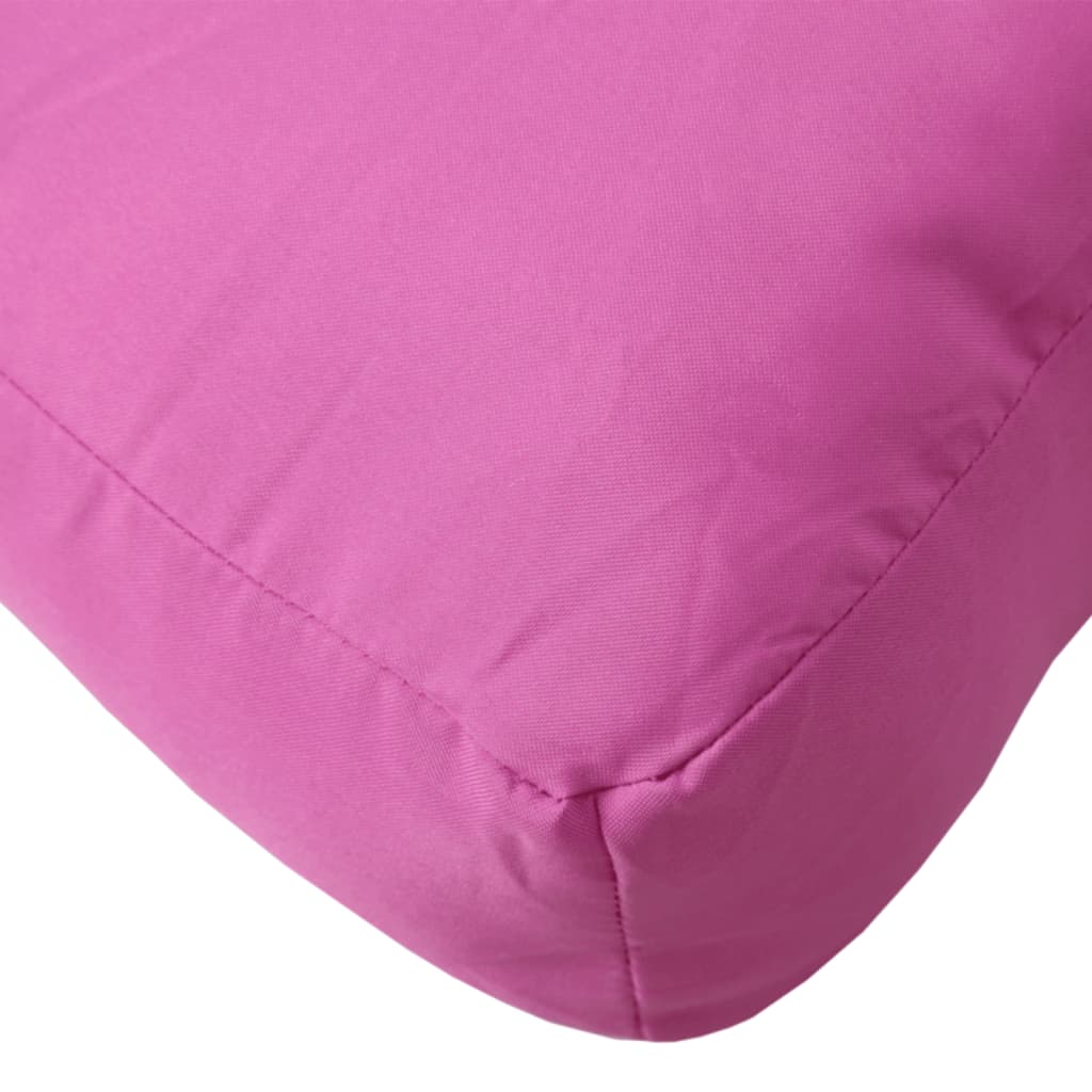 vidaXL Coussins de palette 2 pcs Tissu rose