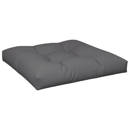 vidaXL Coussins de palette 2 pcs Anthracite Tissu