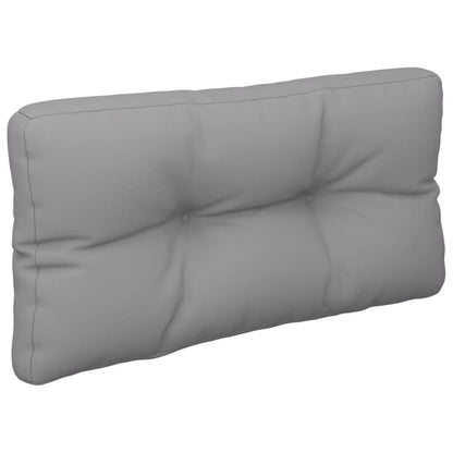 vidaXL Coussins pour palettes 2 pcs Gris Tissu