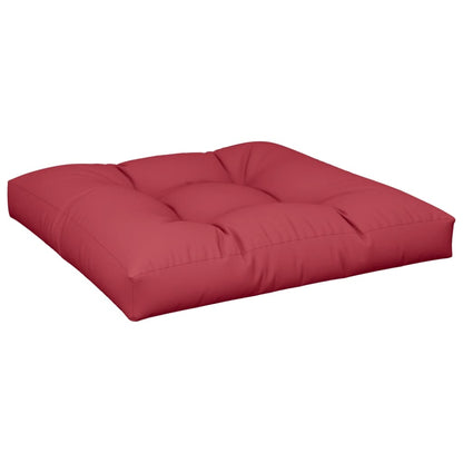 vidaXL Coussins de palette 2 pcs. Tissu Rouge bordeaux
