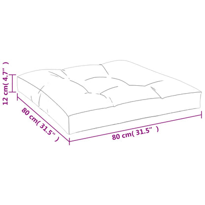 vidaXL Coussins de palette 2 pcs Multicolore Tissu
