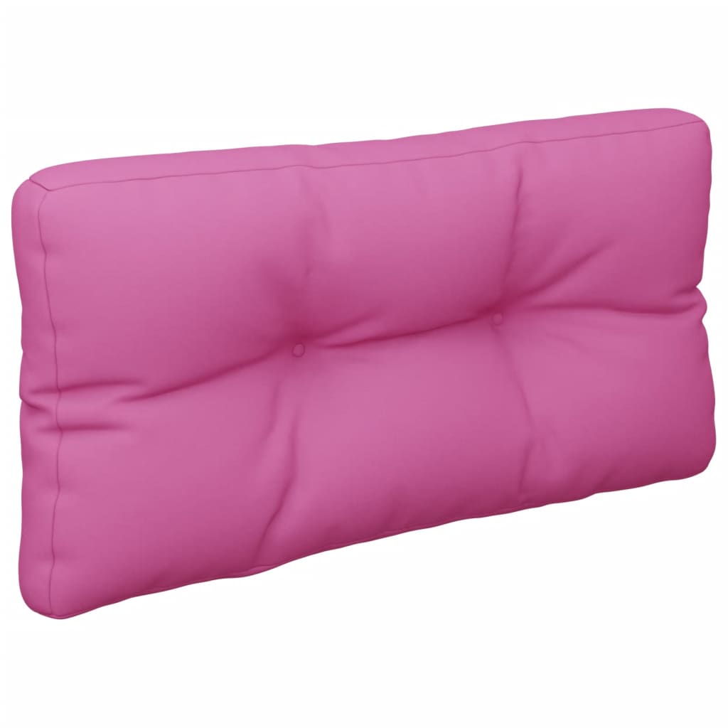 vidaXL Coussins de palette 2 pcs Tissu rose