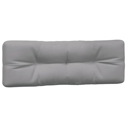 vidaXL Coussins pour palettes 2 pcs Gris Tissu