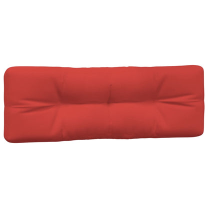 vidaXL Coussins de palette 2 pcs Rouge Tissu