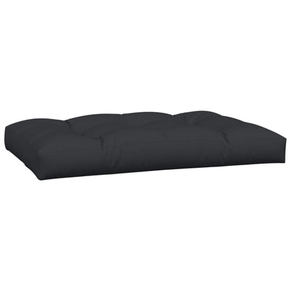 vidaXL Coussins de palette 2 pcs Noir Tissu