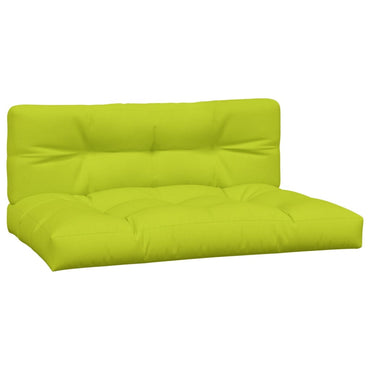 vidaXL Coussins de palette 2 pcs Vert vif Tissu