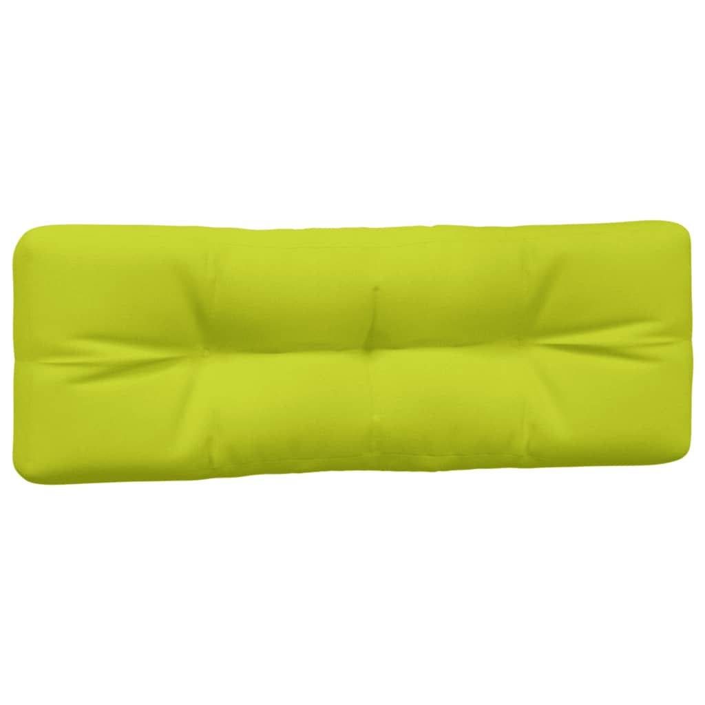vidaXL Coussins de palette 2 pcs Vert vif Tissu