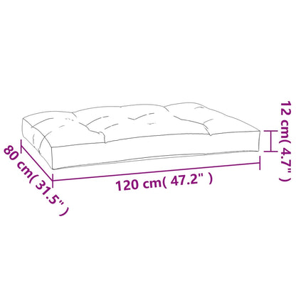 vidaXL Coussins de palette 2 pcs Vert vif Tissu