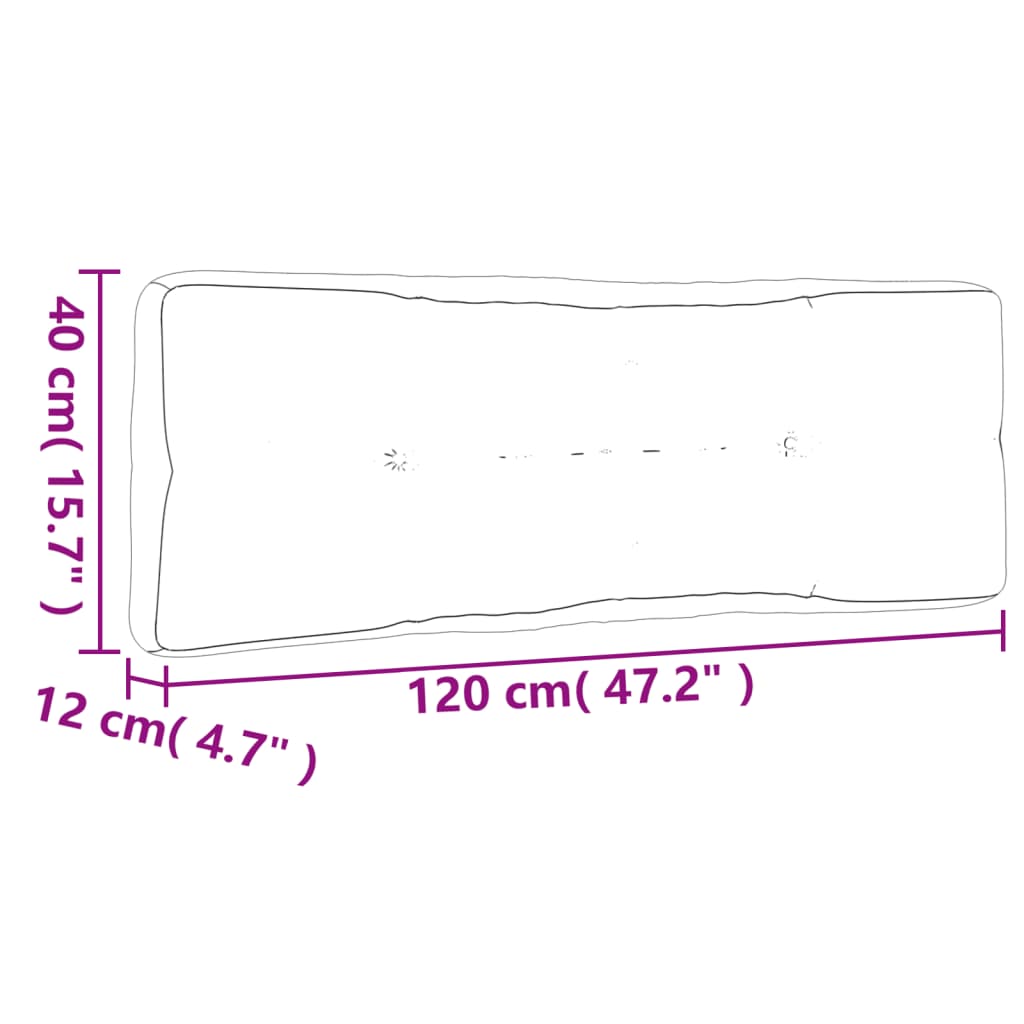 vidaXL Coussins de palette 2 pcs Vert vif Tissu