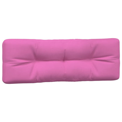 vidaXL Palettenkissen 2-tlg. Rosa Stoff
