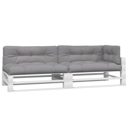 vidaXL Coussins de palette 5 pcs Gris Tissu