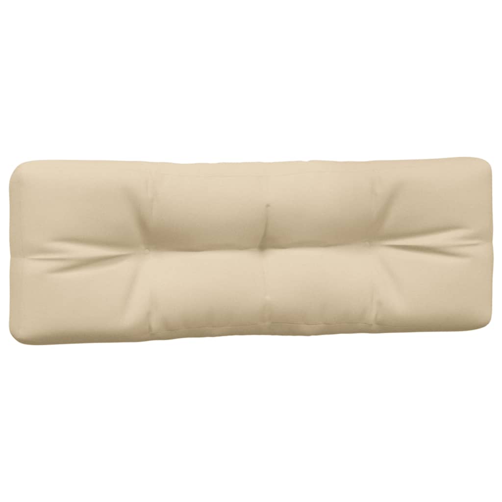 vidaXL Coussins de palette 5 pcs Tissu beige