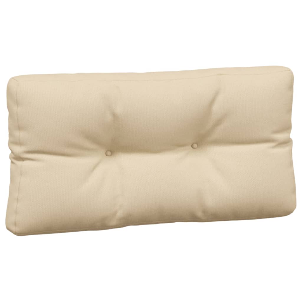 vidaXL Coussins de palette 5 pcs Tissu beige