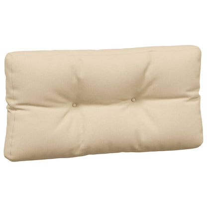 vidaXL Coussins de palette 5 pcs Tissu beige