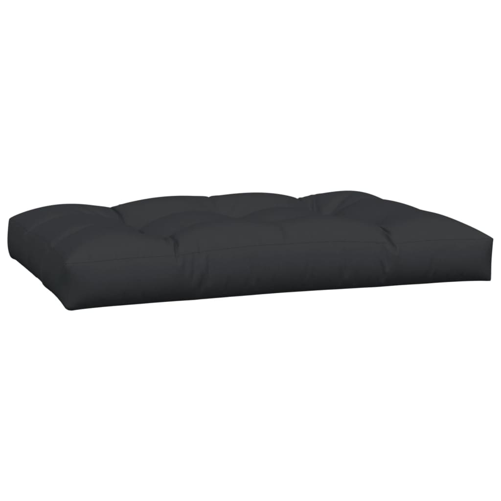 vidaXL Coussins de palette 5 pcs Tissu noir