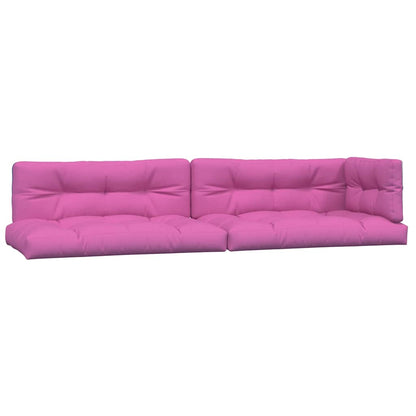 vidaXL Coussins de palette 5 pcs Tissu rose
