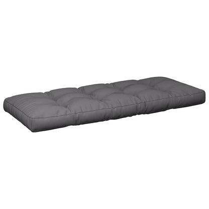 vidaXL Coussins de palette 2 pcs Anthracite Tissu