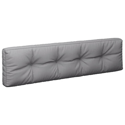 vidaXL Coussins pour palettes 2 pcs Gris Tissu