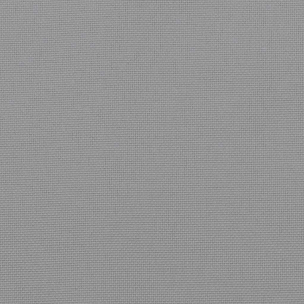 vidaXL Coussins pour palettes 2 pcs Gris Tissu