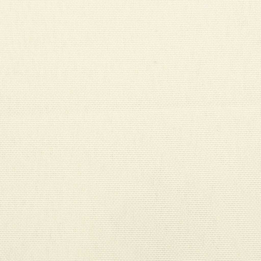 vidaXL Coussins de palette 2 pcs Crème Tissu
