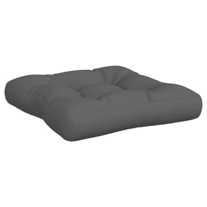 vidaXL Coussins de palette 2 pcs Anthracite Tissu