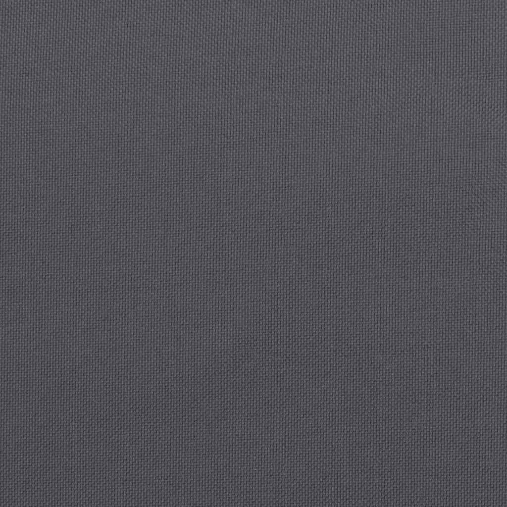 vidaXL Coussins de palette 2 pcs Anthracite Tissu