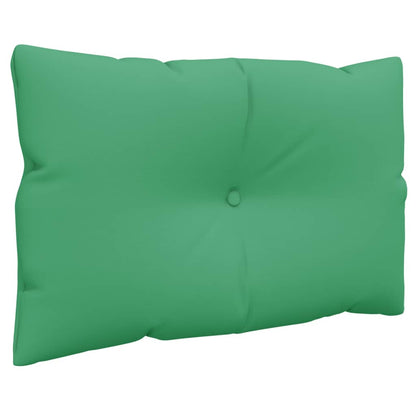 vidaXL Coussins de palette 2 pcs Vert Tissu