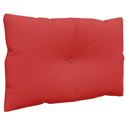 vidaXL Palettenkissen 2-tlg. Rot Stoff