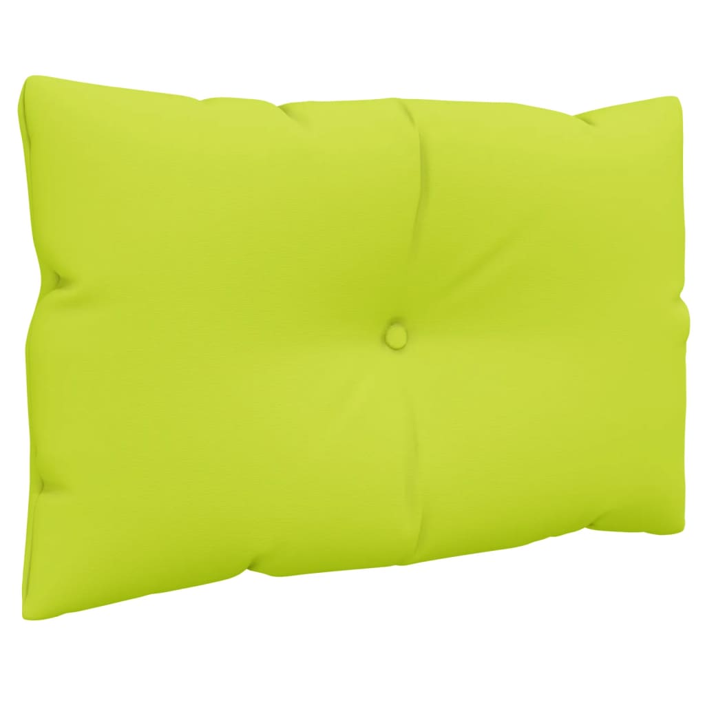 vidaXL Coussins de palette 2 pcs Vert vif Tissu