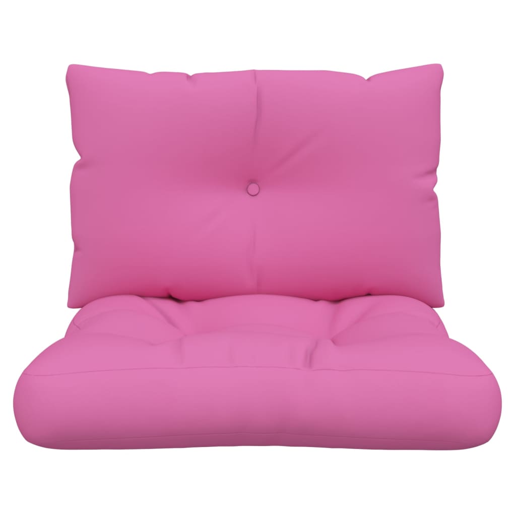 vidaXL Palettenkissen 2 Stk. Rosa Oxford-Gewebe