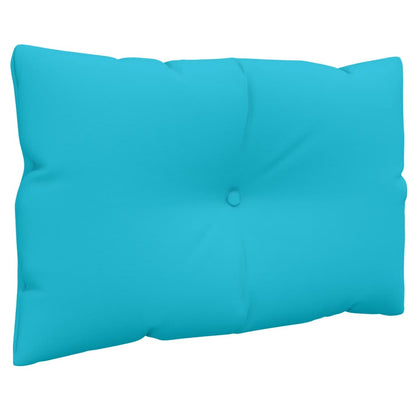 vidaXL Coussins de palette 2 pcs Turquoise Tissu Oxford