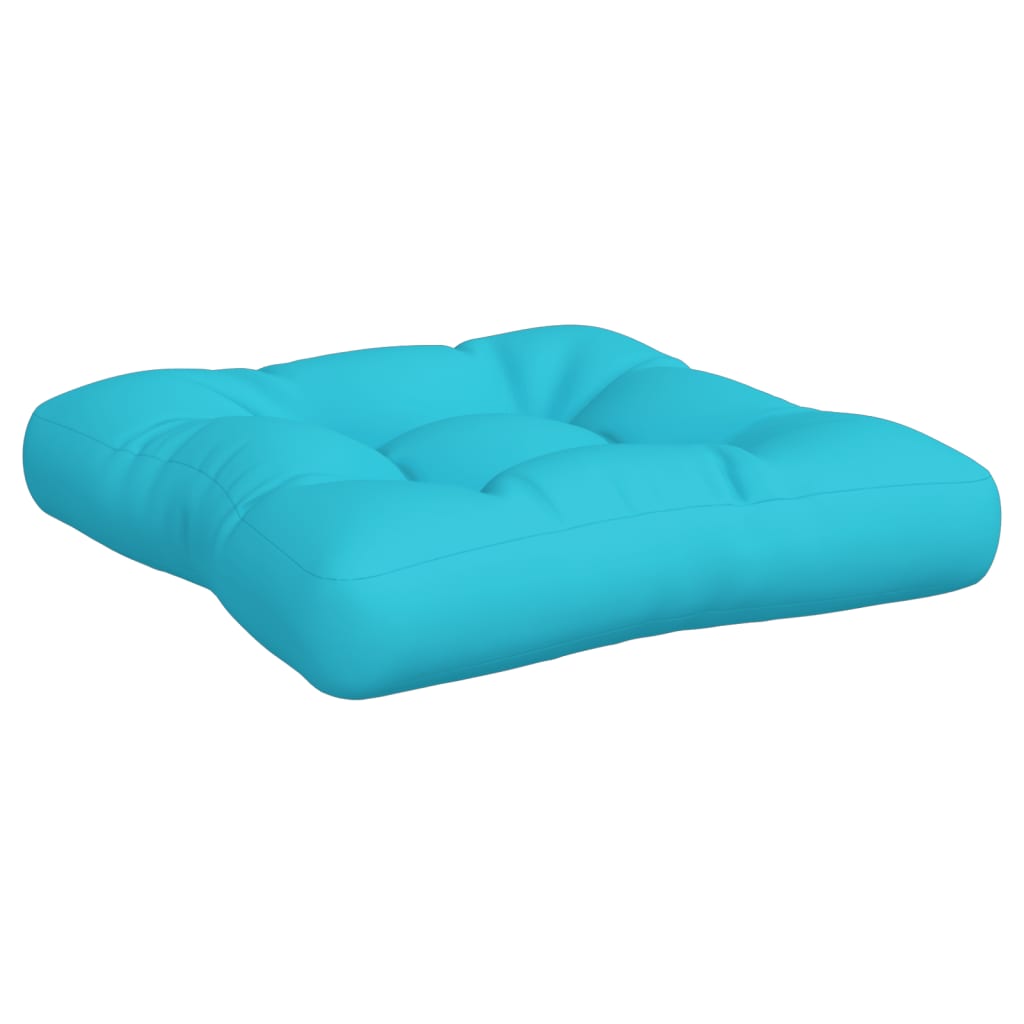 vidaXL Coussins de palette 2 pcs Turquoise Tissu Oxford