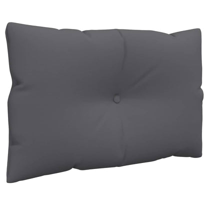 vidaXL Coussins de palette 3 pcs Gris anthracite Tissu