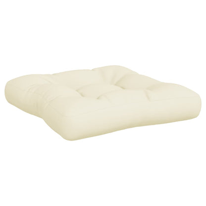 vidaXL Coussins de palette 3 pcs Crème Tissu