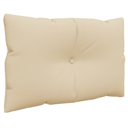vidaXL Coussins de palette 3 pcs Tissu beige