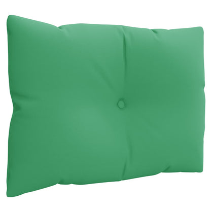 vidaXL Coussins de palette 3 pcs Vert Tissu