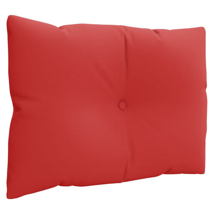 vidaXL Coussins pour palette 3 pcs Rouge Tissu