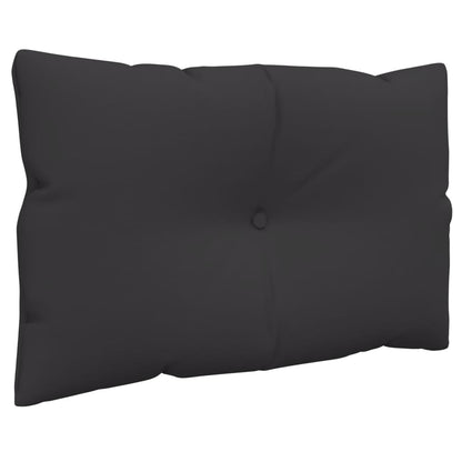 vidaXL Coussins pour palettes 3 pcs Noir Tissu