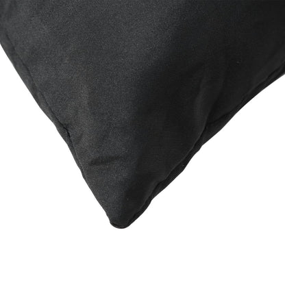 vidaXL Coussins pour palettes 3 pcs Noir Tissu