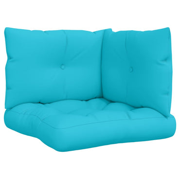 vidaXL Palettenkissen 3 Stk. Türkis Oxford-Gewebe