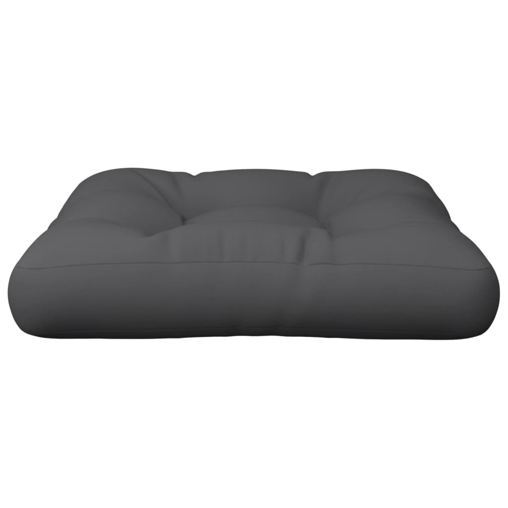 vidaXL Coussin de palette Anthracite 60x61,5x10 cm Tissu