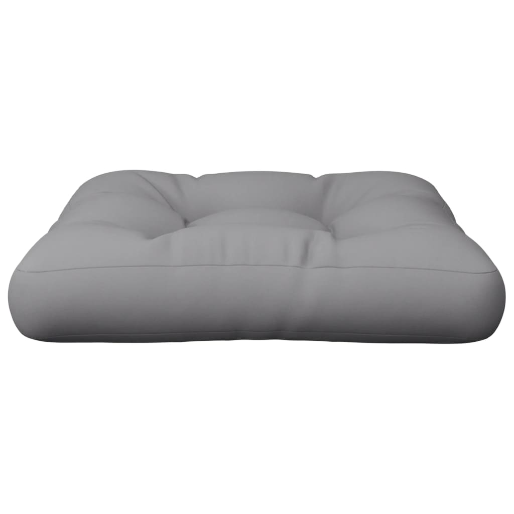 vidaXL Coussins de palette Gris Tissu