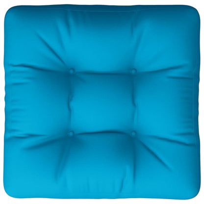 vidaXL Palettenkissen Blau Stoff
