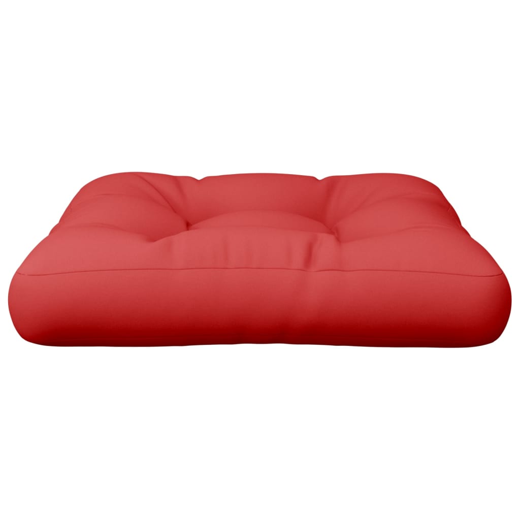 vidaXL Palettenkissen Rot Stoff