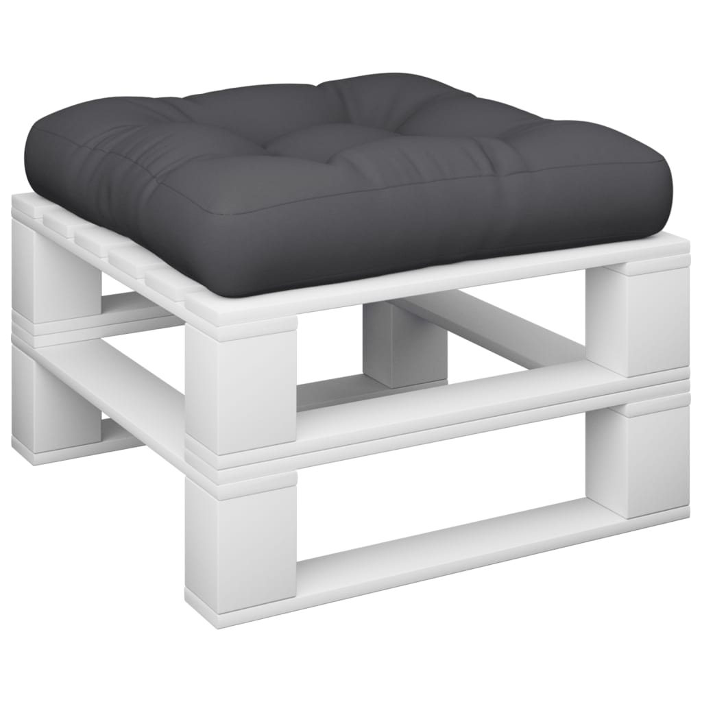 vidaXL Coussins de palette Noir 60x61,5x10 cm Tissu