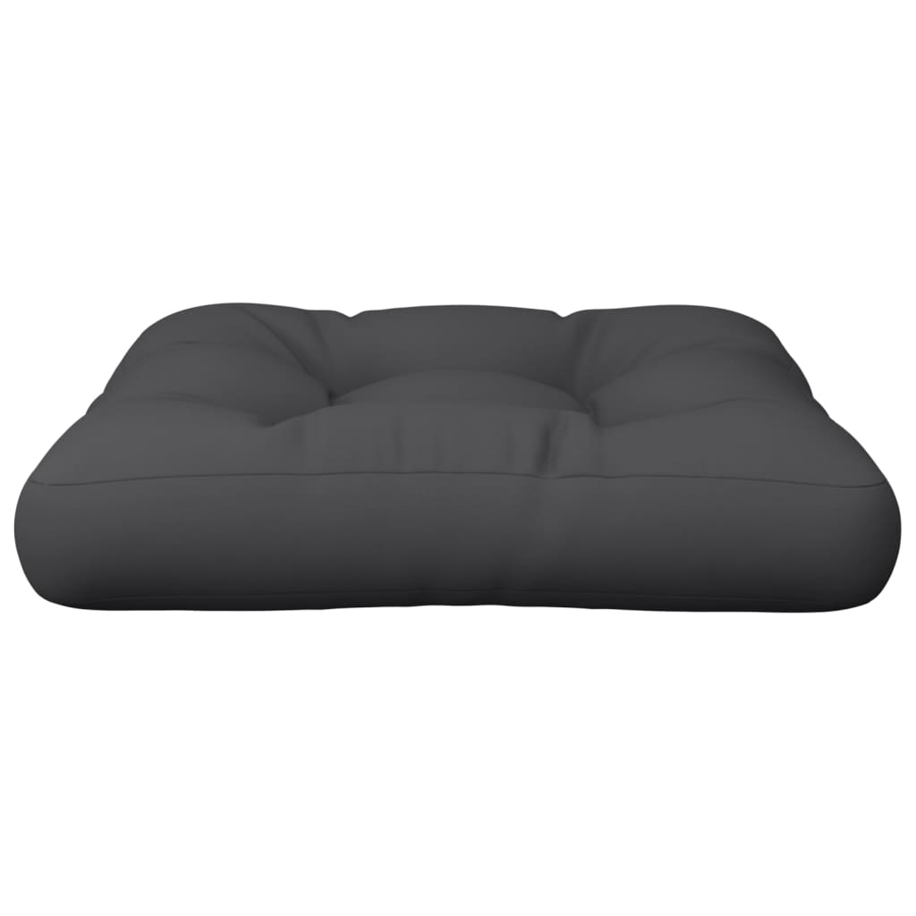 vidaXL Coussins de palette Noir 60x61,5x10 cm Tissu