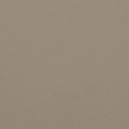 vidaXL Coussin de palette Taupe 60x61,5x10 cm Tissu