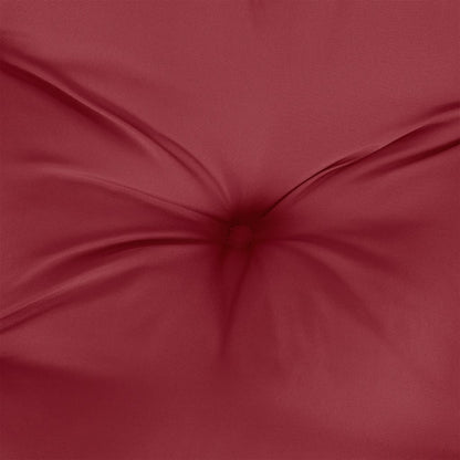 vidaXL Coussins de palette Rouge vin Tissu