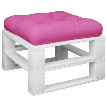 vidaXL Palettenkissen Rosa 60x61,5x10 cm Oxford-Gewebe